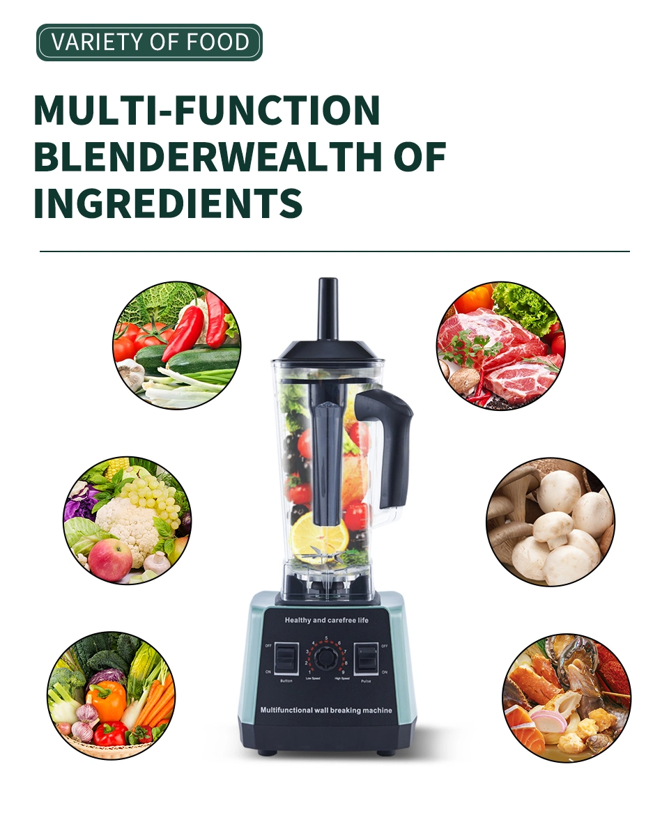 2 in 1 5000W Kitchen Appliance Home Use Blender Mixer Smoothie Juicer Thumb/Salt Mini Plastic Electric Food/Coffee Grinder Price for Pepper/Spice/Kitchen Cereal