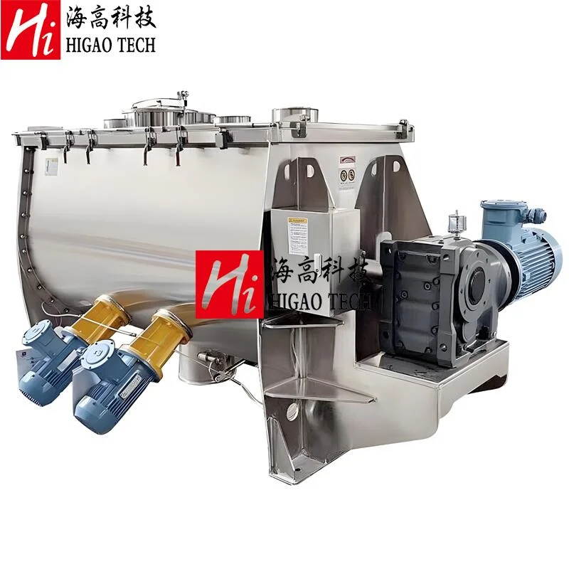 Industrial Horizontal Ribbon Mixer for Various Food Pharmaceutical Chemical Powder Mixing