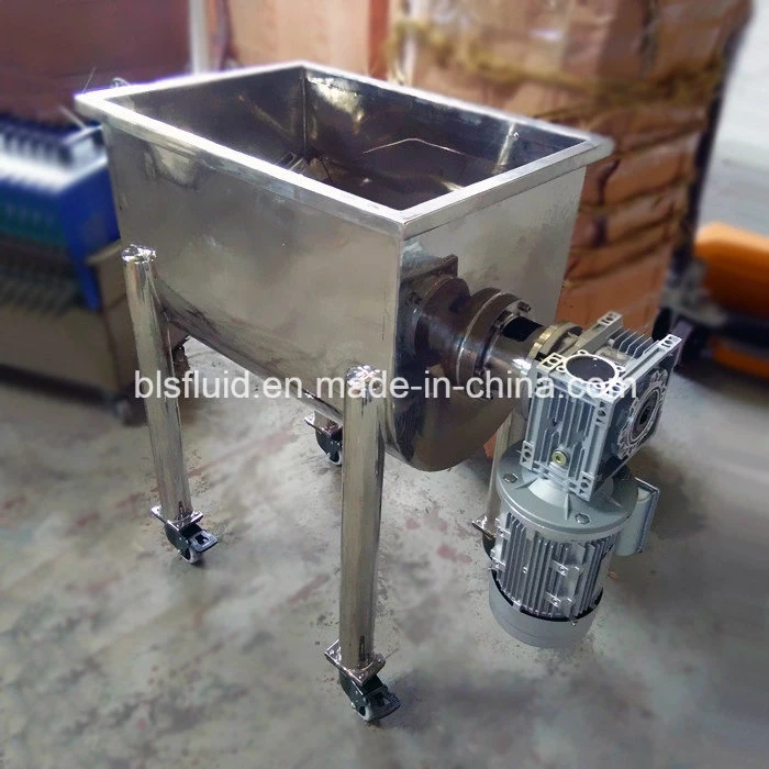 Price of Industrial Horizontal Powder Blender Stainless Steel 20rpm Ribbon Mixer