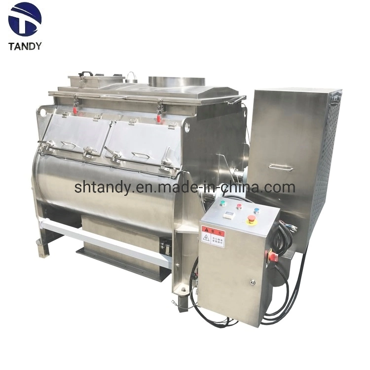 Powder Groove Type Blade Blender Trough Shape Double Paddle Mixer