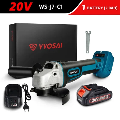 すぐに出荷可能: 業界をリードする Vvosai 20V コードレス自動アングル グラインダー